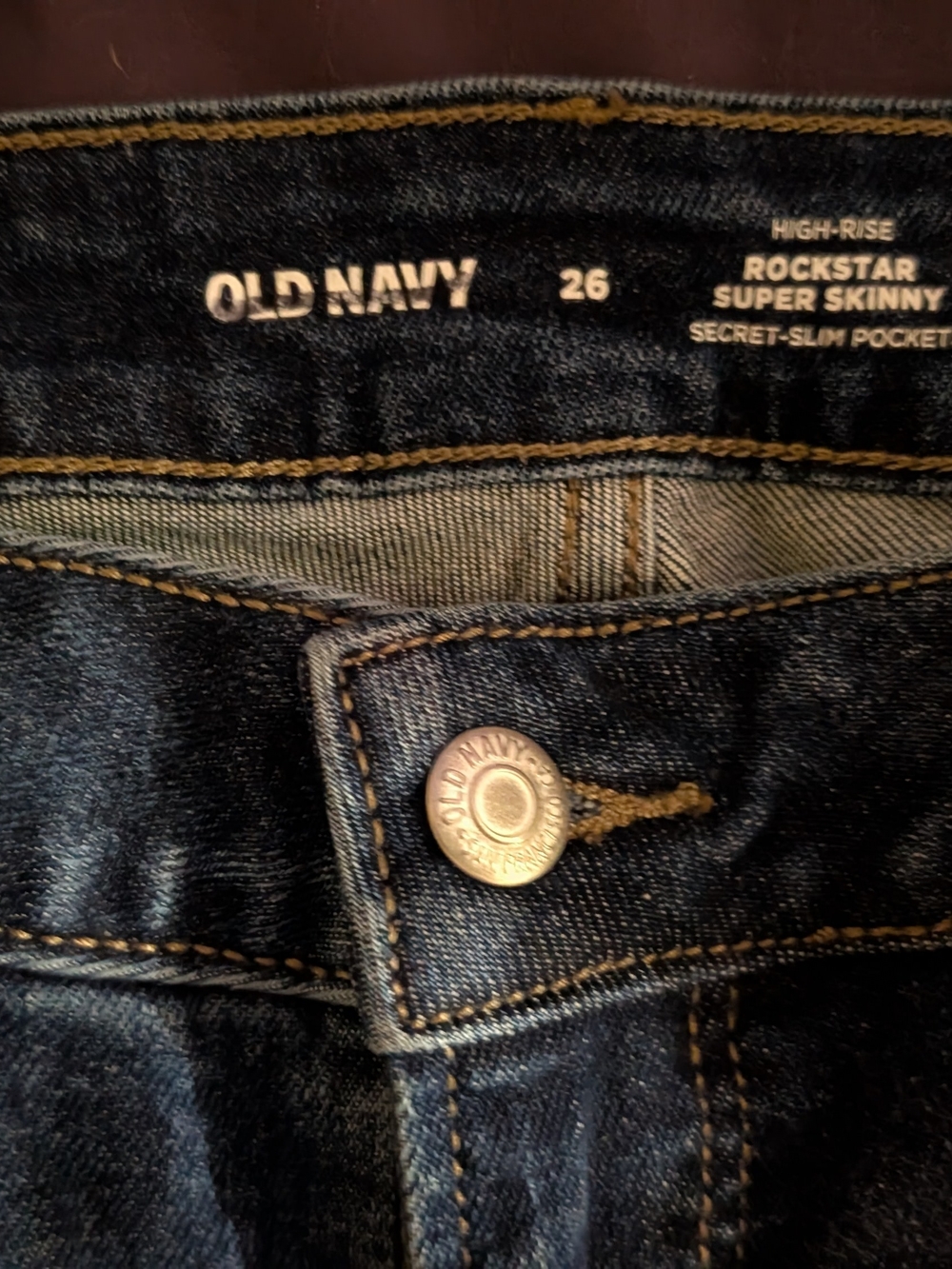 Old Navy Rockstar Super Skinny Jeans - Dark Indigo